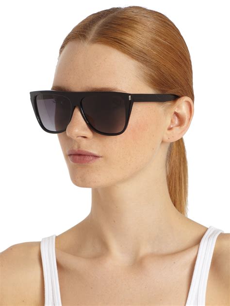 Acetate Sunglasses in Black .